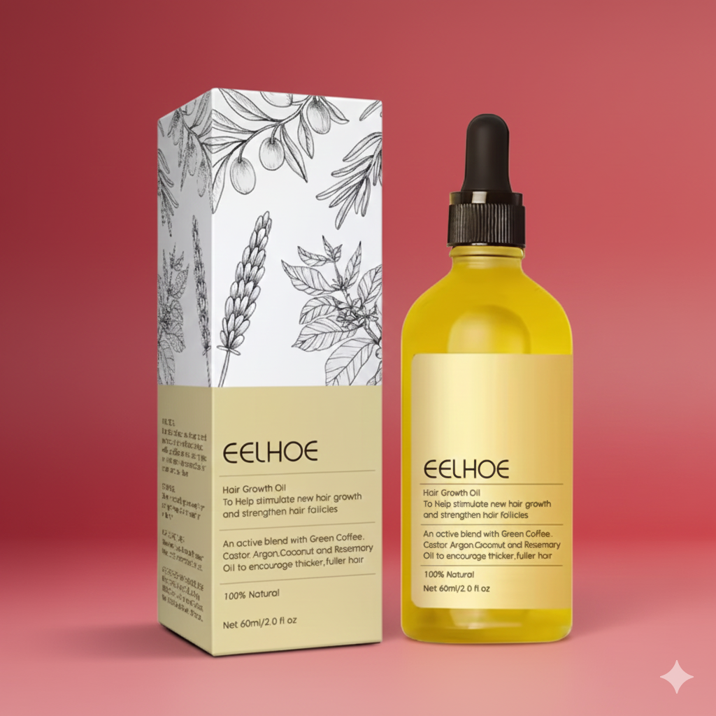 Huile naturelle hydratante - Nutrition & Brillance des cheveux